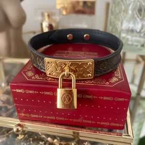 Louis Vuitton monogram Lock Me bracelet